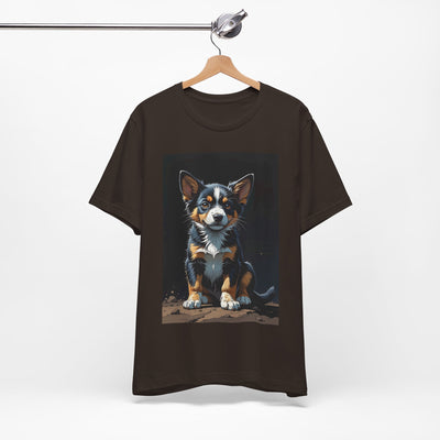 Cute Corgi Short Sleeve Tee - Pet Lover Shirt, Dog Apparel, Animal Gift, Casual Wear, Gift for Dog Owners