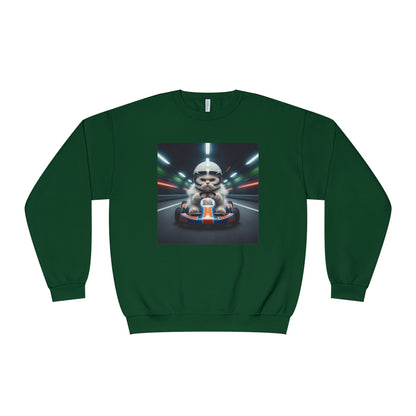 Go Kart Cat Unisex NuBlend Crewneck Sweatshirt style 2