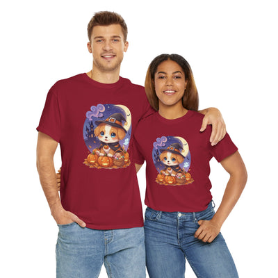 Halloween cute puppy anime style 1 Unisex Tee - Cute Dog T-Shirt for Pet Lovers, Dog Owners, Sports Enthusiasts, Gifts for Animal Lovers, Casual Everyday Wear