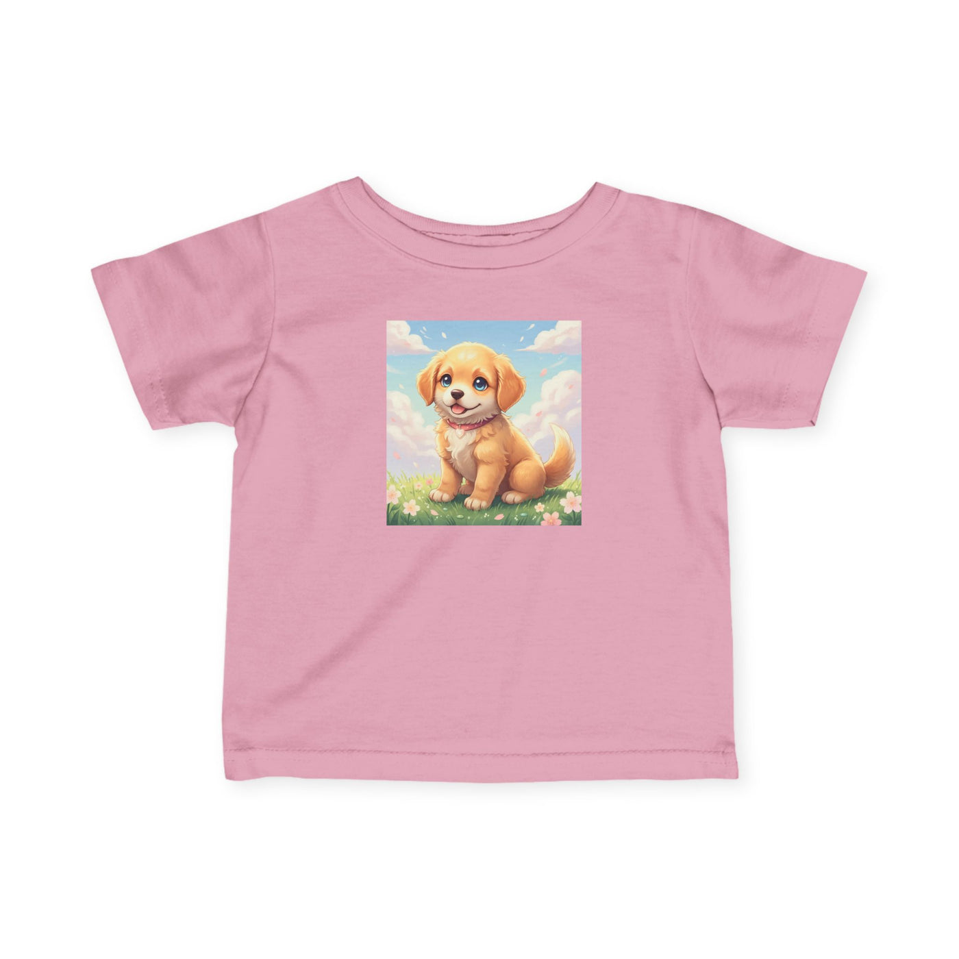 Cute Puppy style 1 Infant Tee, Baby T-Shirt, Dog Lover Gift, Toddler Top, Kids Apparel, Animal Print Shirt