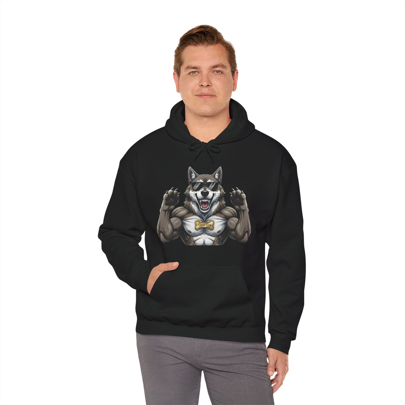 Good Dog style 2 Unisex Hoodie - Fun & Playful Design