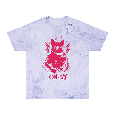 Red Cool Cat Unisex T-Shirt - Vibrant Graphic Tee, Gift for Cat Lovers, Casual Wear, Streetwear, Unique Style