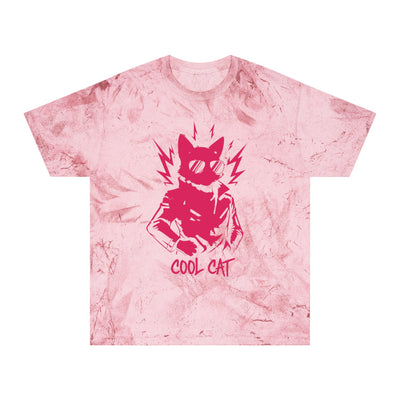 Red Cool Cat Unisex T-Shirt - Vibrant Graphic Tee, Gift for Cat Lovers, Casual Wear, Streetwear, Unique Style
