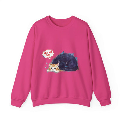 Watercolor Cat painting Unisex Crewneck Sweatshirt style 1