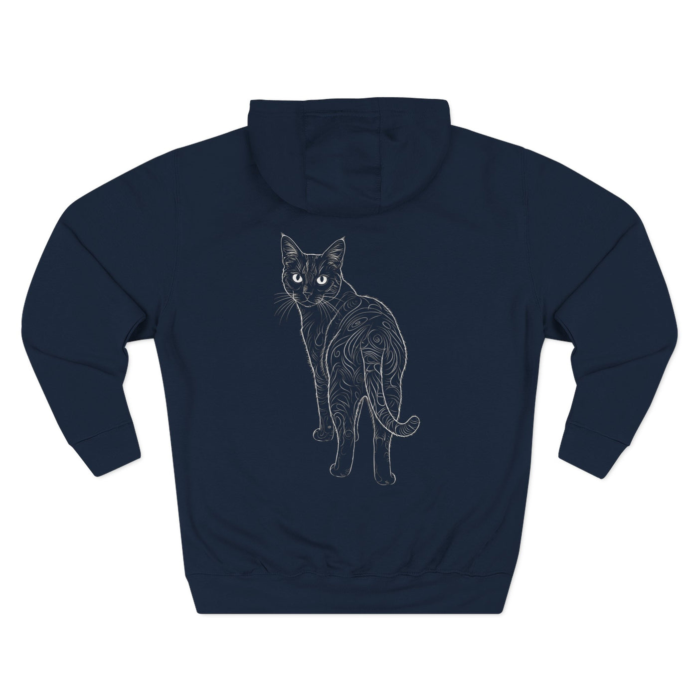 Cat-Inspired style 1 Fleece Hoodie for Cozy Comfort