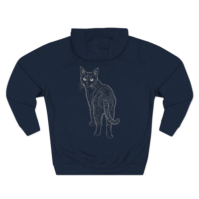 Cat-Inspired style 1 Fleece Hoodie for Cozy Comfort