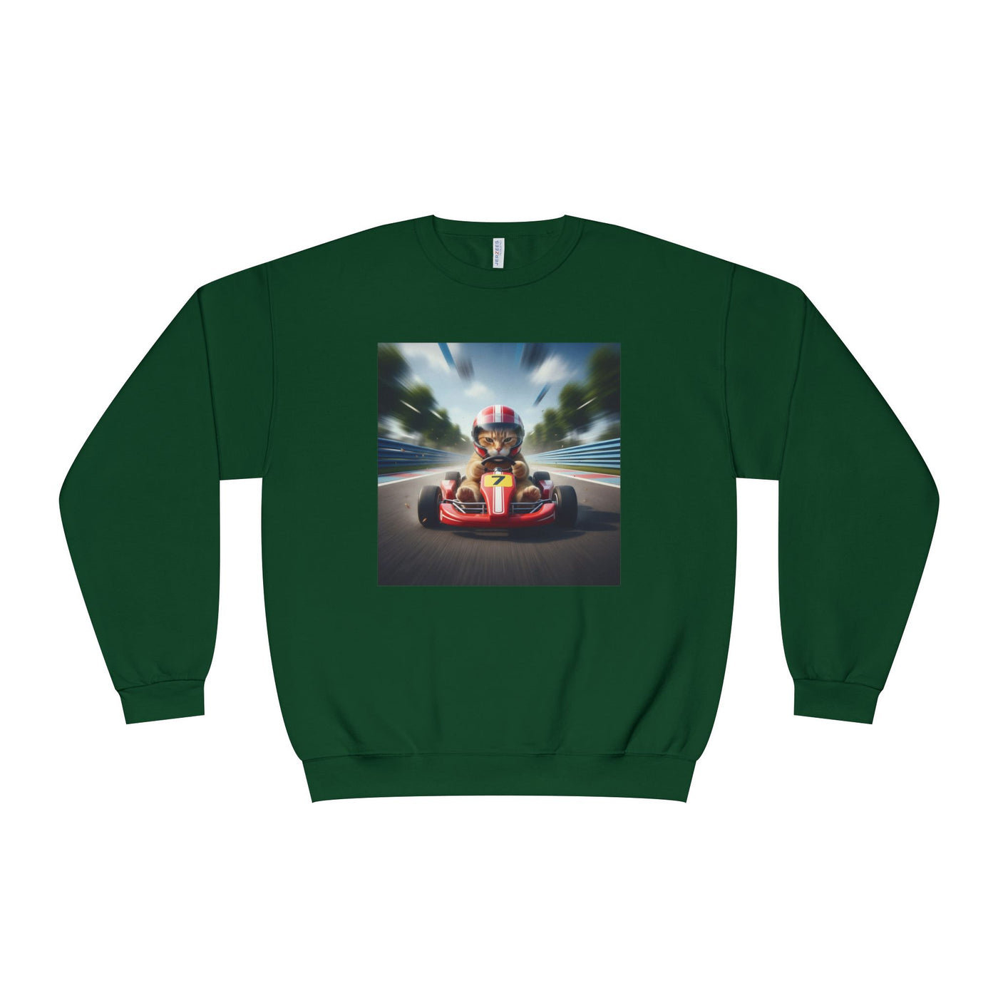 Go Kart Cat style 3 Unisex NuBlend® Crewneck Sweatshirt