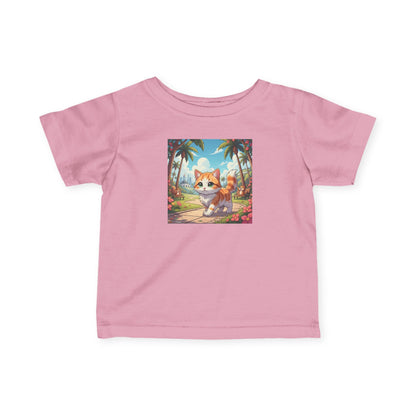 Cute Kitten Infant Baby Fine Jersey T-Shirt style 3