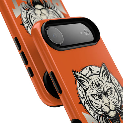 Beast Cat Orange Tough Magnetic iPhone 17 / 17 Air / Pro / Pro Max Protective Case support MagSafe