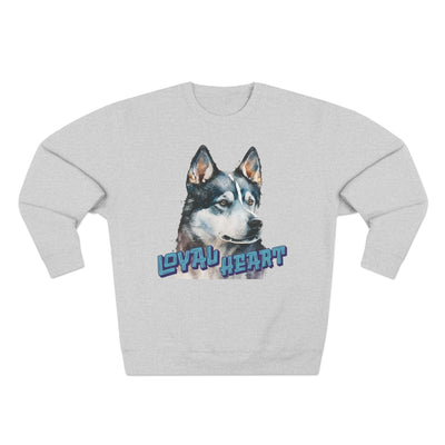 "Loyal Heart" Dog Lover style 3 Unisex Crewneck Sweatshirt