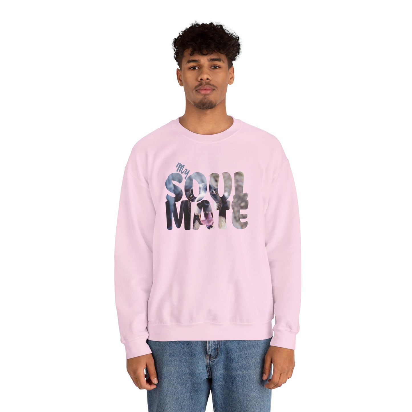 Dog My Soulmate Unisex Crewneck Sweatshirt