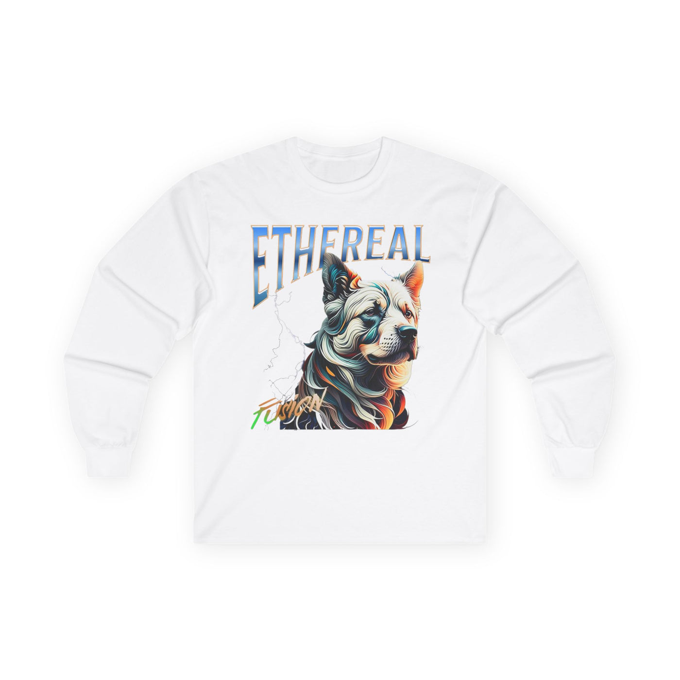 Dog Ethereal Fusion Unisex Ultra Cotton Long Sleeve