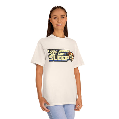 I Just Wanna Get Some Sleep Cute Sleeping Puppy Graphic T‑Shirt