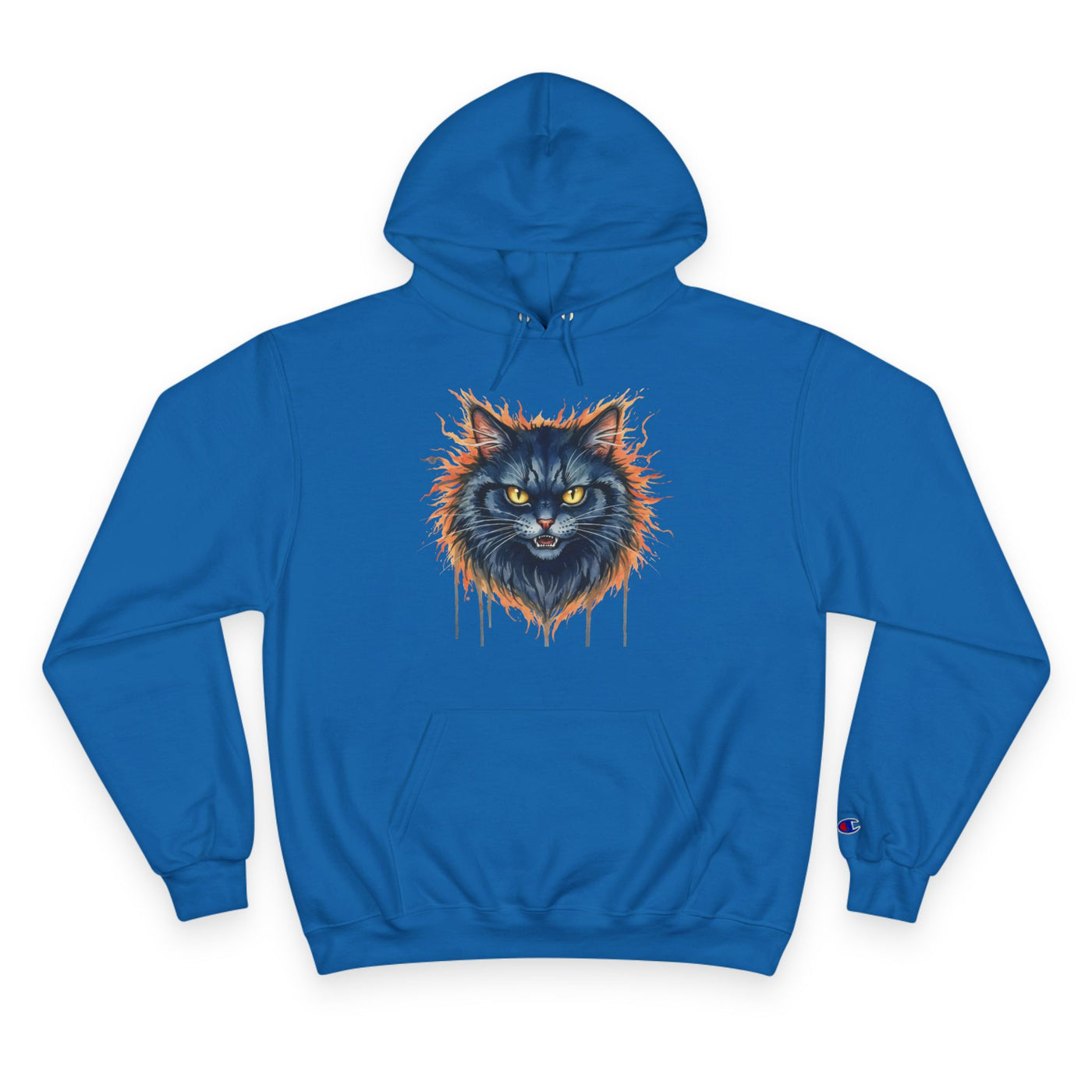 Mad Cat style 2 Men and Women Champion Hoodie