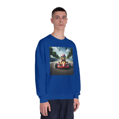 Go Kart Cat Unisex NuBlend Crewneck Sweatshirt style 3