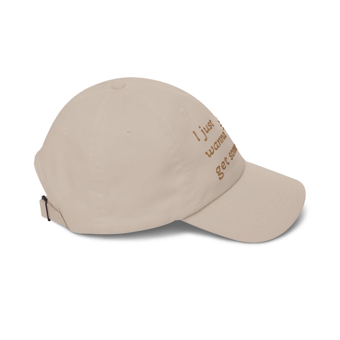 I Just Wanna Get Some Sleep Funny Dog Embroidered Dad Cap Hat