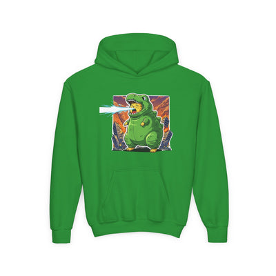 Cat cosplay Godzilla style 3 Unisex Kids Hoodie - Fun & Cozy Heavy Blend Sweatshirt with Cute Design