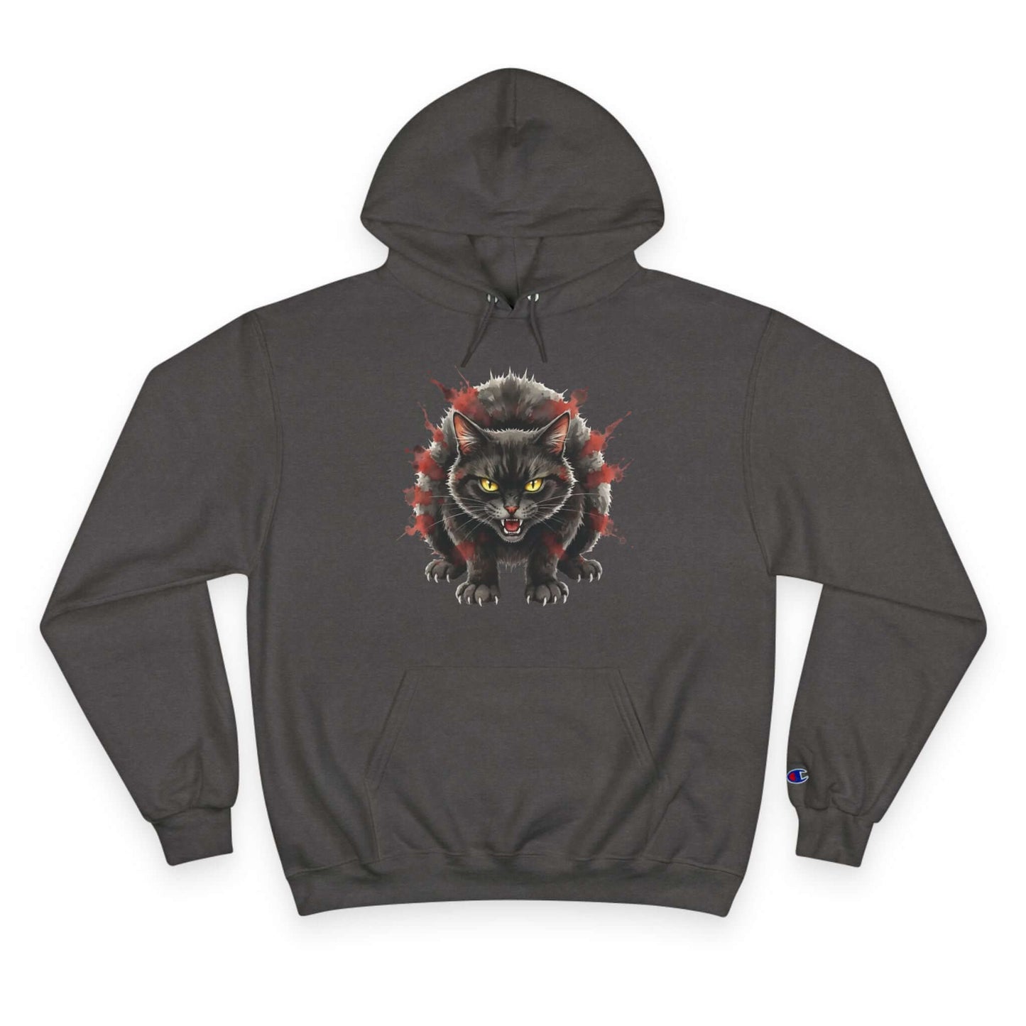 Mad Cat Men and Women Champion Hoodie style 3