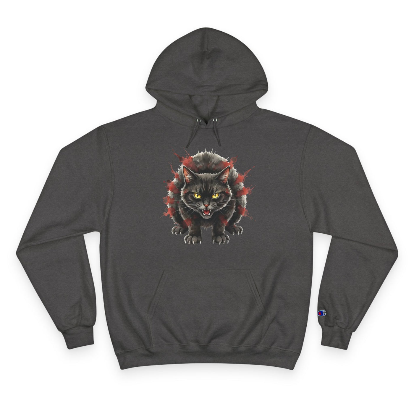 Mad Cat style 3 Men and Women Champion Hoodie