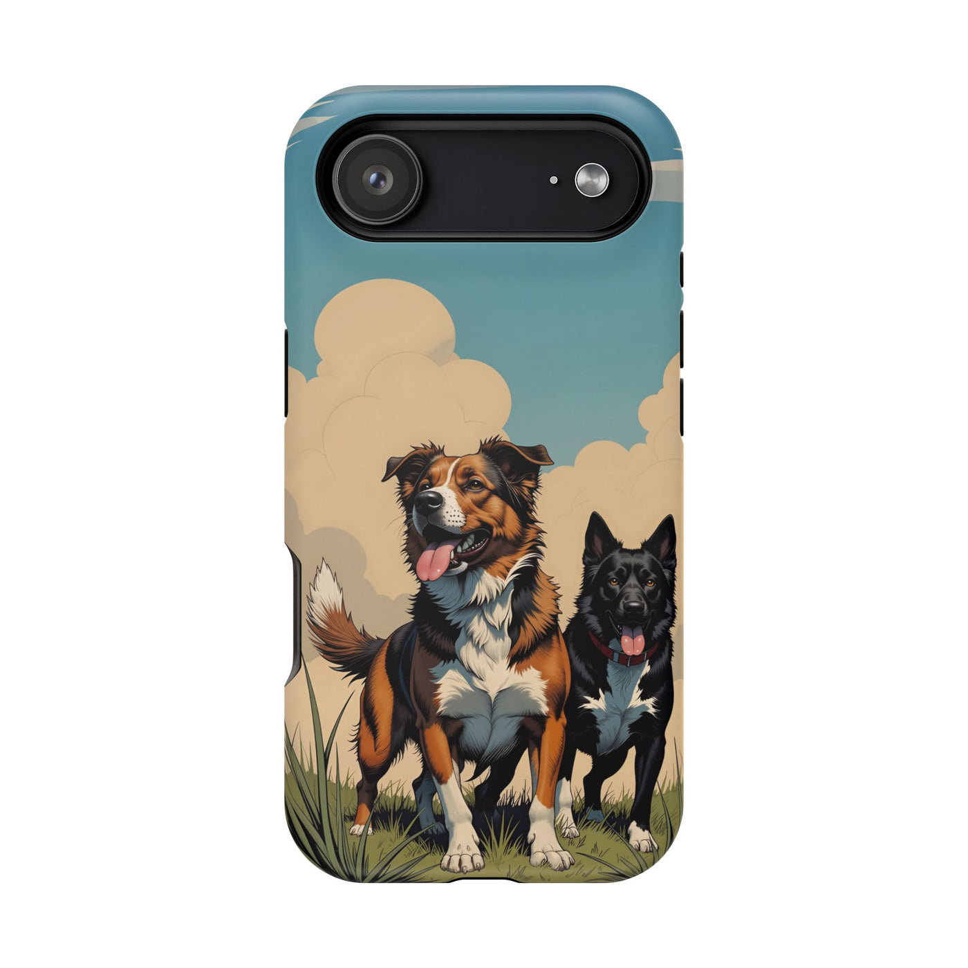 Dog Lovers' Magnetic Impact-Resistant Phone Case comic style 2, Cute Dog Design, Pet Owner Gift, Animal Lover Accessory, Birthday Gift for Dog Lovers