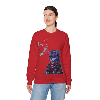 Cool Cat Unisex Heavy Blend Crewneck Sweatshirt style 2