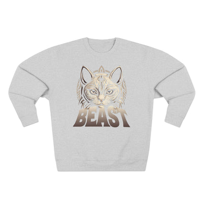 "Beast" Cat Lover style 3 Unisex Crewneck Sweatshirt