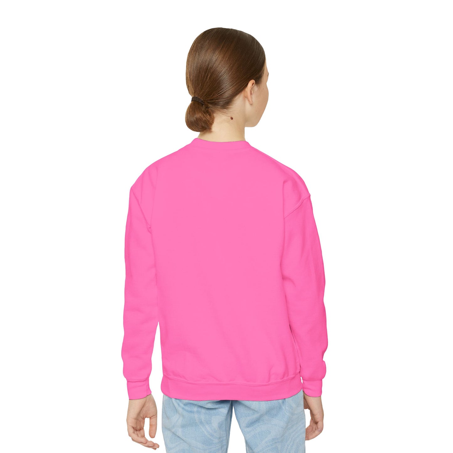 Cool Cat - Cozy Unisex Youth Crewneck Sweatshirt style 2