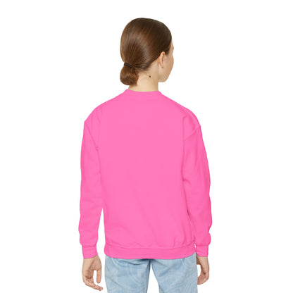 Cool Cat - Cozy Unisex Youth Crewneck Sweatshirt style 2