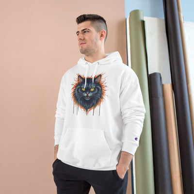 Mad Cat style 2 Men and Women Champion Hoodie