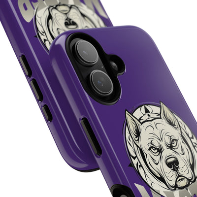 Master Dog Purple Tough Magnetic iPhone 17 / 17 Air / Pro / Pro Max Protective Case support MagSafe
