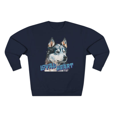 "Loyal Heart" Dog Lover style 3 Unisex Crewneck Sweatshirt