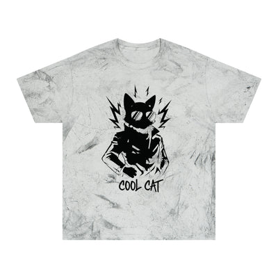 Black Cool Cat Unisex T-Shirt - Vibrant Graphic Tee, Gift for Cat Lovers, Casual Wear, Streetwear, Unique Style