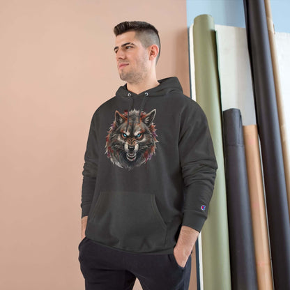 Angry Dog Men and Women Champion Hoodie style 2
