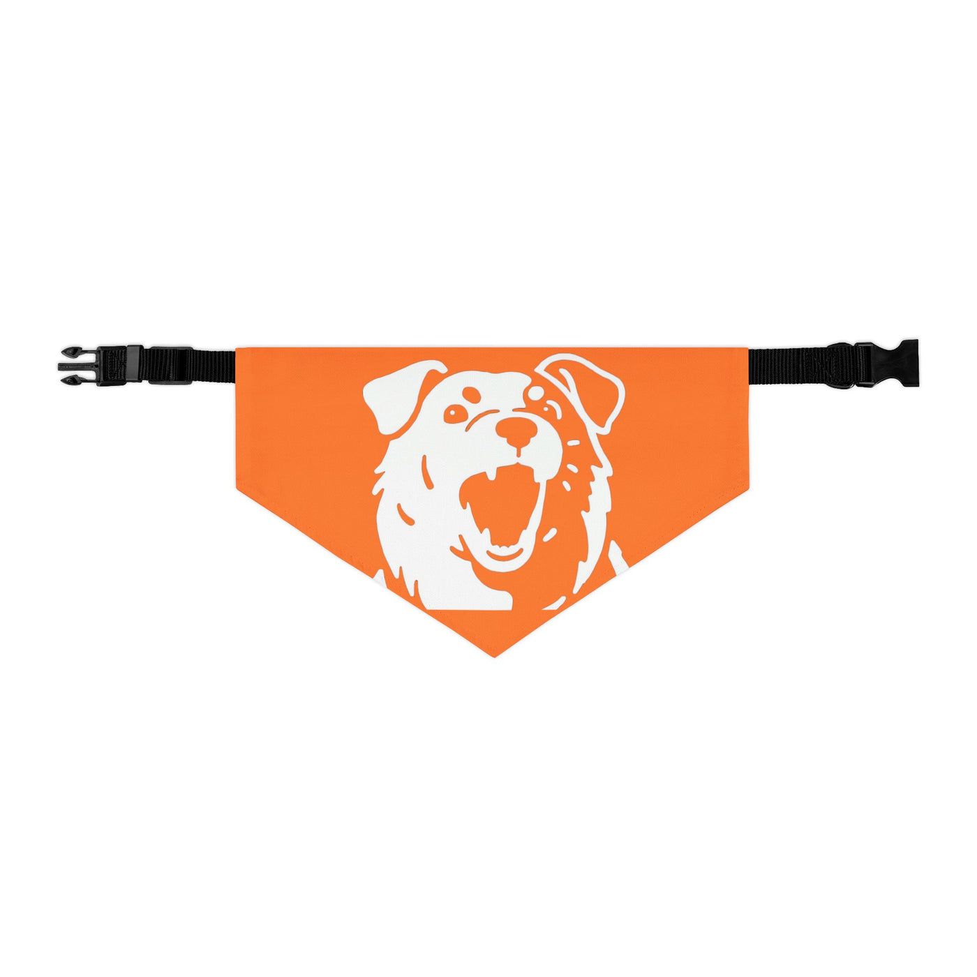 Orange Dog Bandana Collar – Dog Accessory, Great for Playtime, Pet Parties, Dog Walks, Halloween Costumes, and Summer Fun