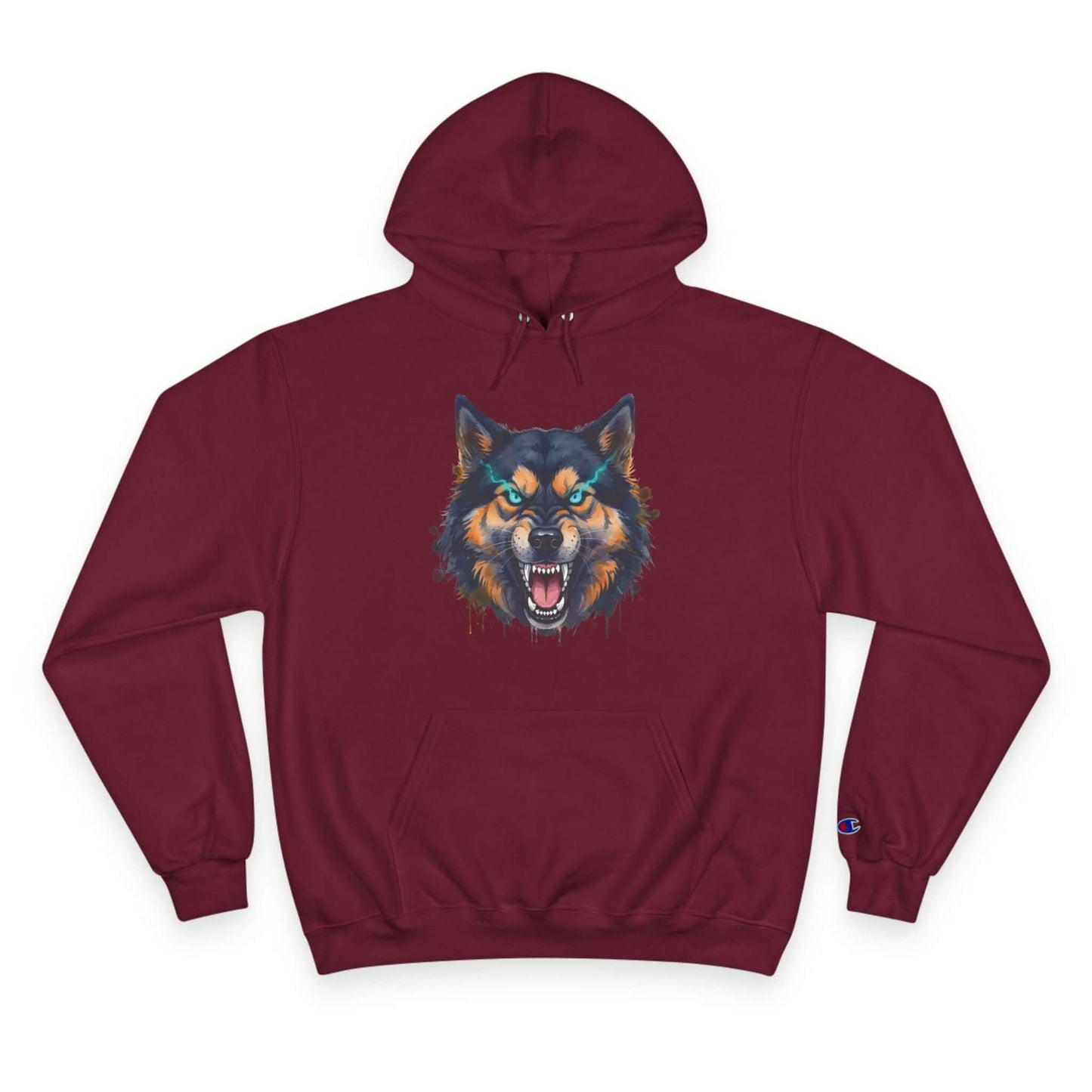Angry Dog Men and Women Champion Hoodie style 1
