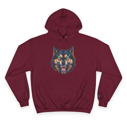 Angry Dog Men and Women Champion Hoodie style 1