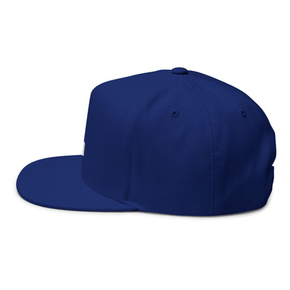 Stylish Embroidered Cat Mom Flat Bill Cap style 4