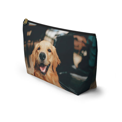 Cute Dog Accessory Pouch | Travel Accessory, Fun Gift, Pet Lover's Item, Unique Accessory Pouch, Travel Essentials