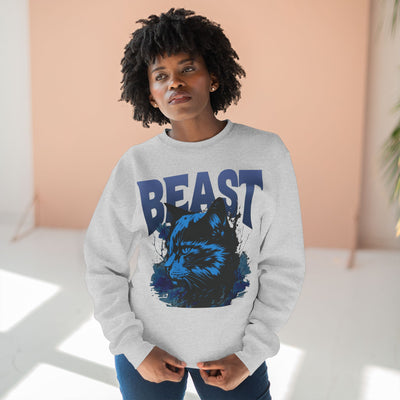 "Beast" Cat Lover style 1 Unisex Crewneck Sweatshirt