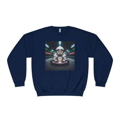 Go Kart Cat Unisex NuBlend Crewneck Sweatshirt style 2