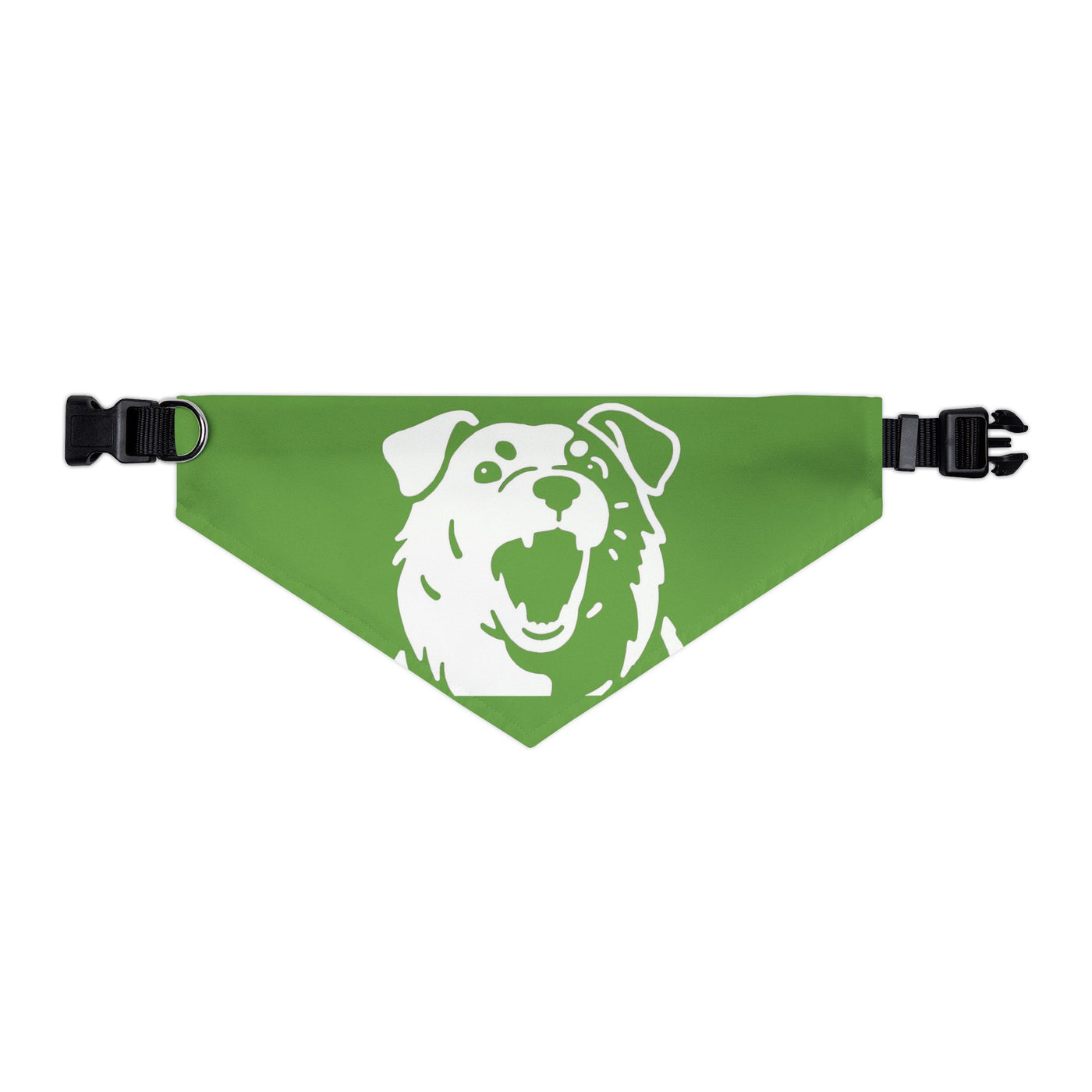 Green Dog Bandana Collar – Dog Accessory, Great for Playtime, Pet Parties, Dog Walks, Halloween Costumes, and Summer Fun