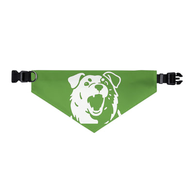 Green Dog Bandana Collar – Dog Accessory, Great for Playtime, Pet Parties, Dog Walks, Halloween Costumes, and Summer Fun