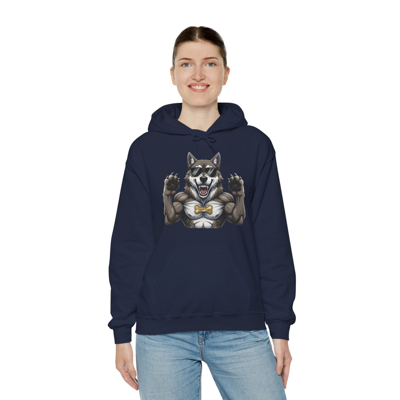 Good Dog style 2 Unisex Hoodie - Fun & Playful Design