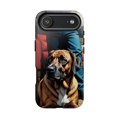 Dog on the floor - Tough Phone Case for Apple iPhone & Samsung Galaxy, Cute Pet Accessories, Gift for Cat Lovers