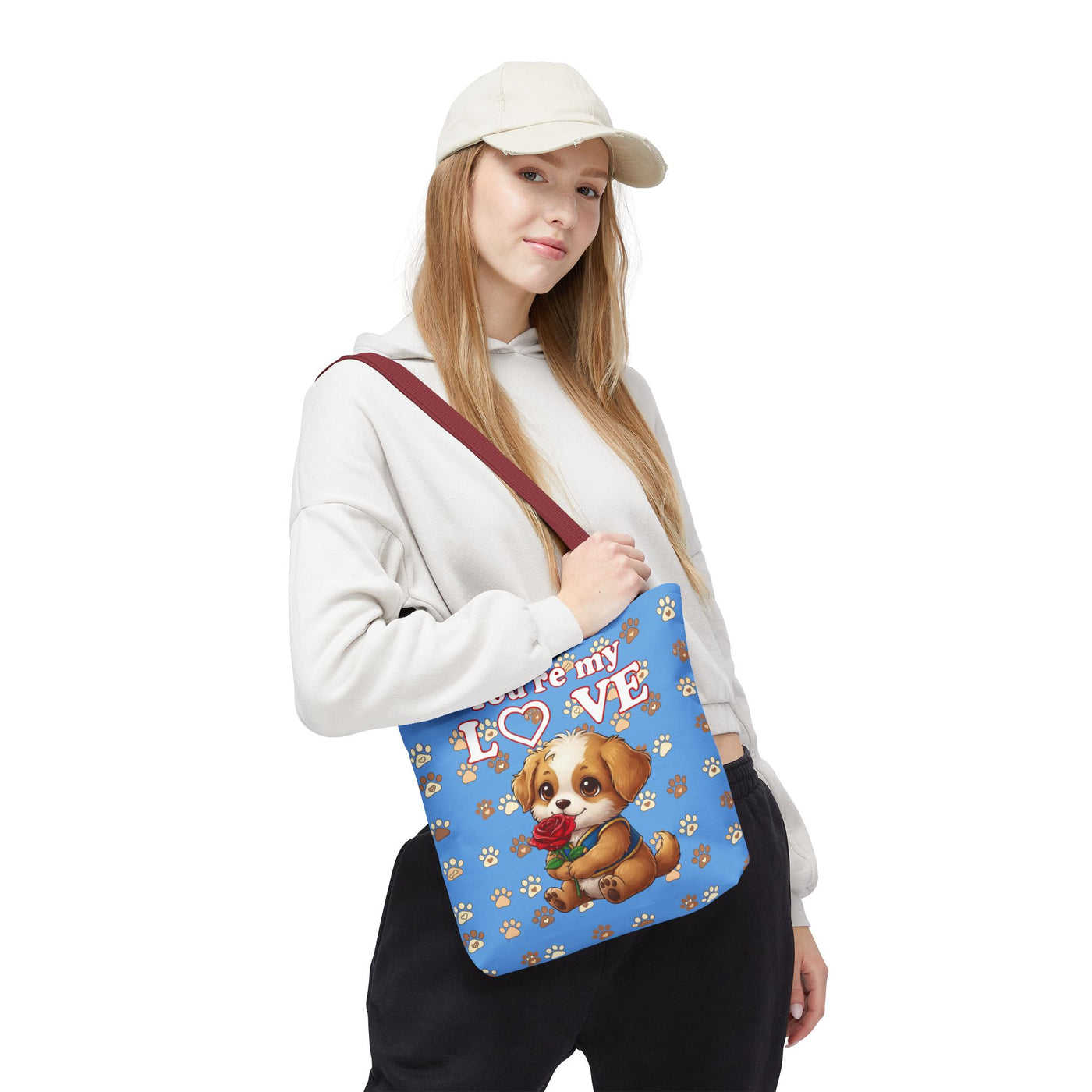 Cute Dog Lover Tote Bag - You're My Love style 1