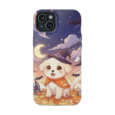 Halloween cute puppy anime style 2 Magnetic Impact-Resistant Phone Case, Cute Dog Design, Pet Owner Gift, Animal Lover Accessory, Birthday Gift for Dog Lovers