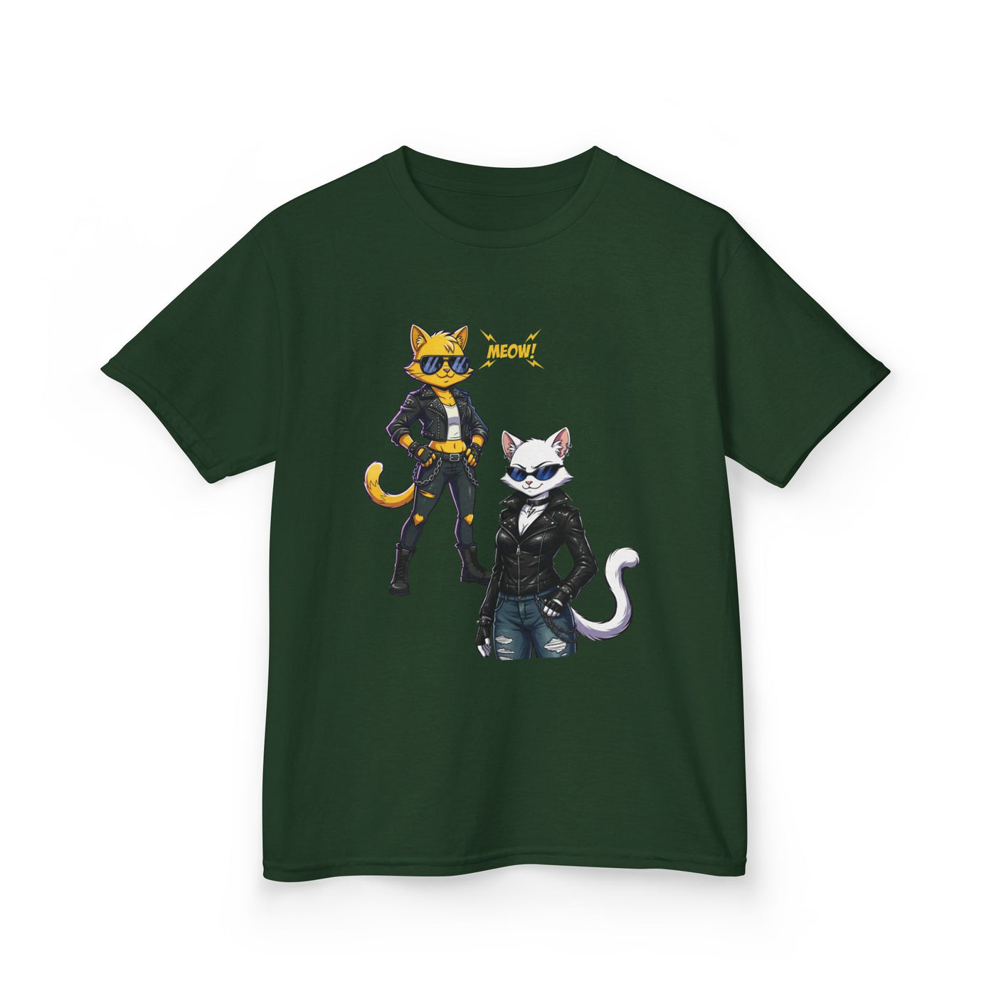 Cool Cat Girls Unisex Kids Heavy Cotton™ Tee