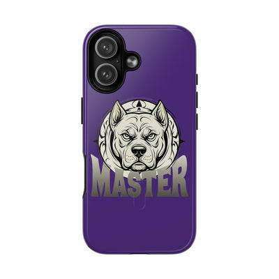 Master Dog Purple Tough Magnetic iPhone 17 / 17 Air / Pro / Pro Max Protective Case support MagSafe