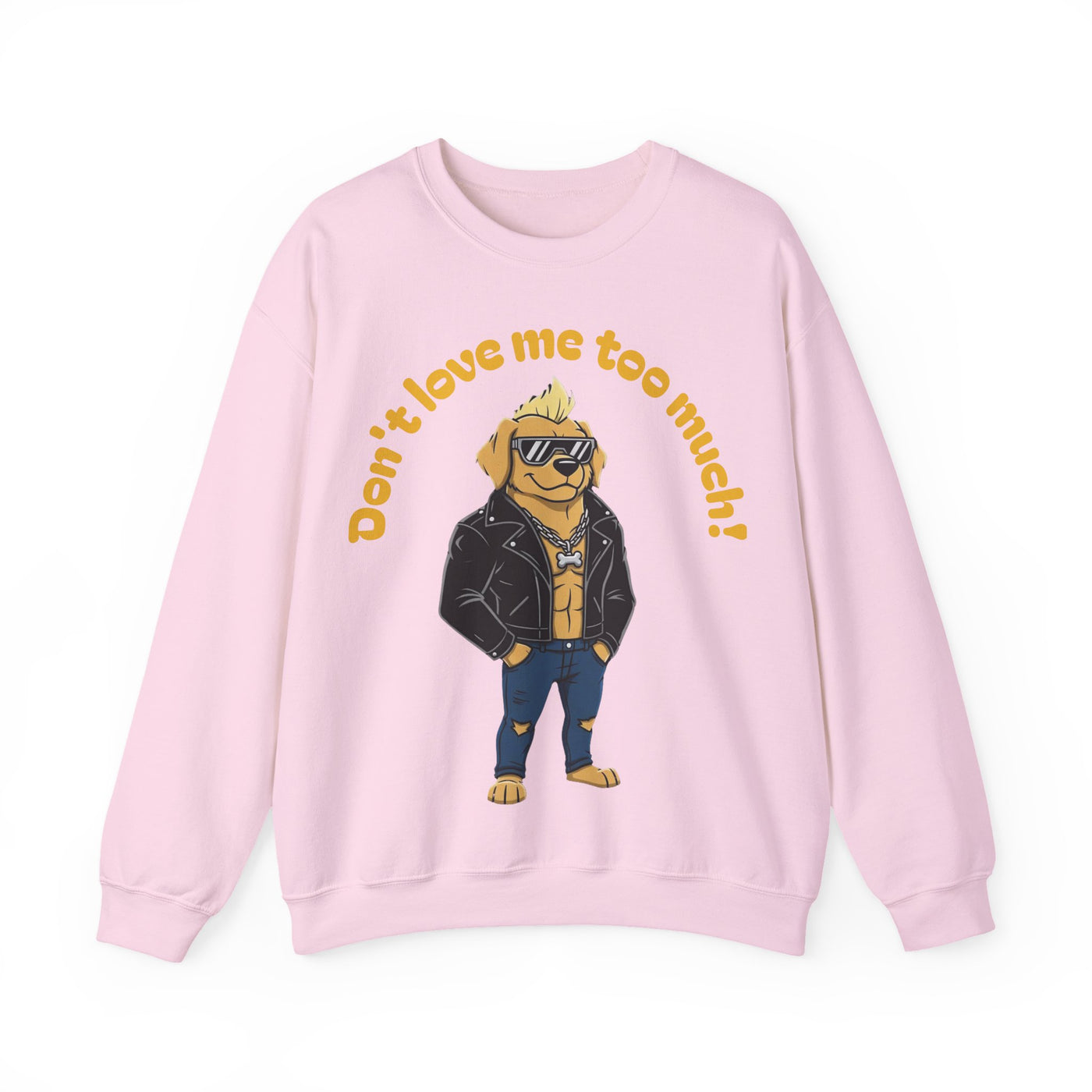 Cool Dog style 2 Unisex Crewneck Sweatshirt | Cozy Gift for Dog Lovers, Casual Wear, Unique Graphic Sweatshirt, Birthday Gift, Everyday Style