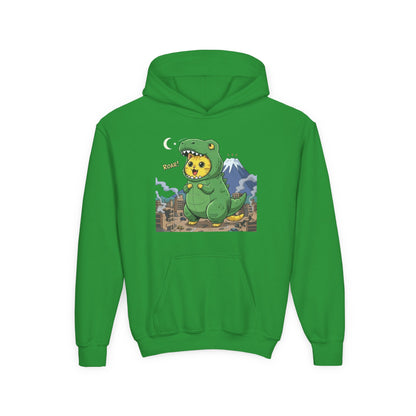 Cat cosplay Godzilla Unisex Kids Hoodie style 1
